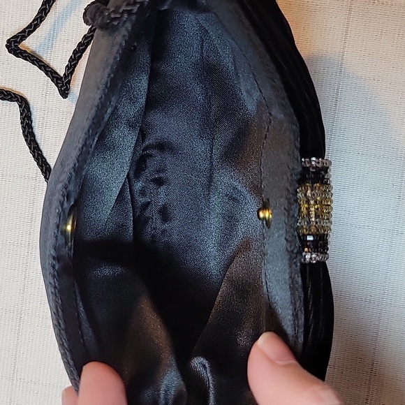 Avon, Black Beaded Fantasy Evening Bag - Picture 3 of 8
